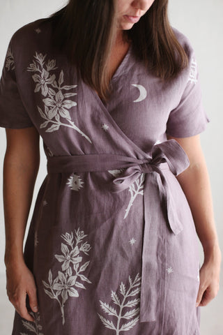 The Wrap Dress | Dusty Lavender