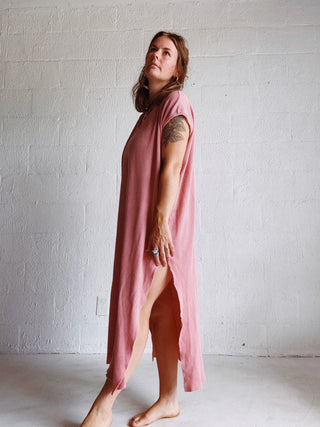 The Peach Kaftan | Hemp Thermal