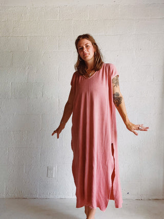 The Peach Kaftan | Hemp Thermal