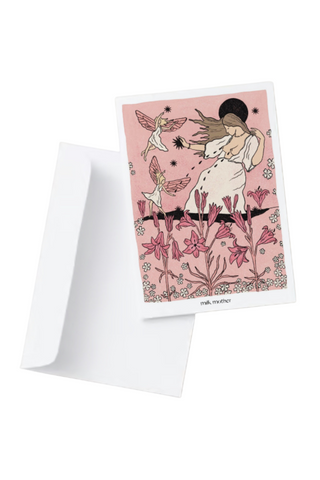 Milk Mother Greeting Card