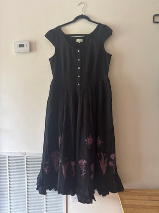 Lauretta Dress - large black