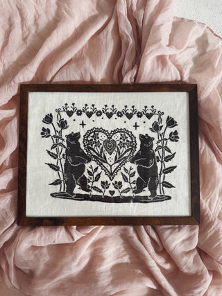 Misha Bear | Black Linen