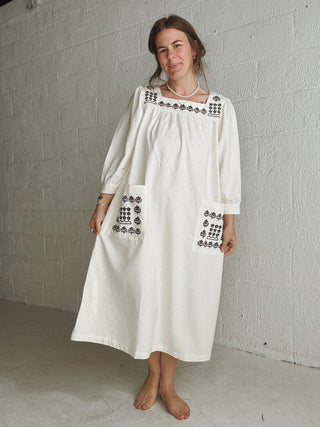 Flower Daughter Dress | Raw Silk