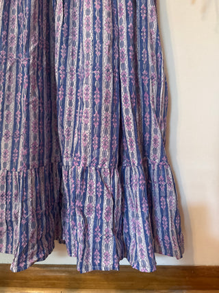 Cotton sample dress | medium blue