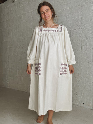Flower Daughter Dress | Raw Silk
