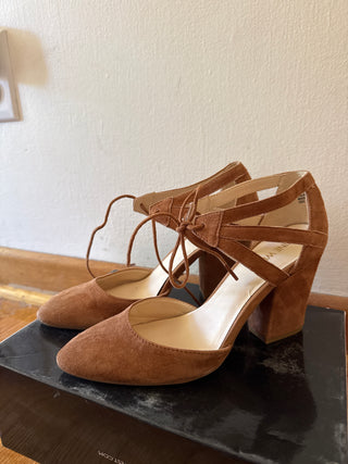 Nine West heels size 7.5 leather upper