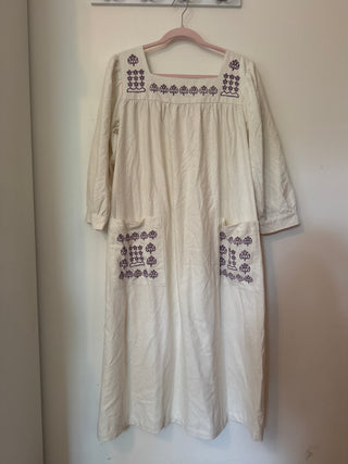Flower Daughter Dress | Raw Silk + lavender