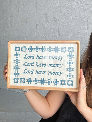 Lord Have Mercy | Blue Linen