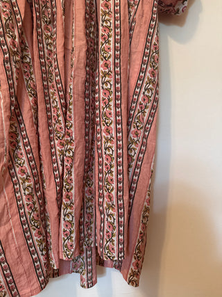 Sample cotton dress / medium pink