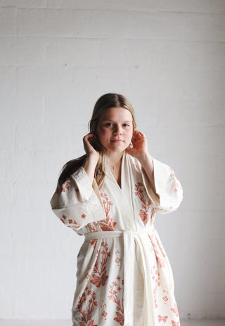 The Arena Robe | Raw Silk