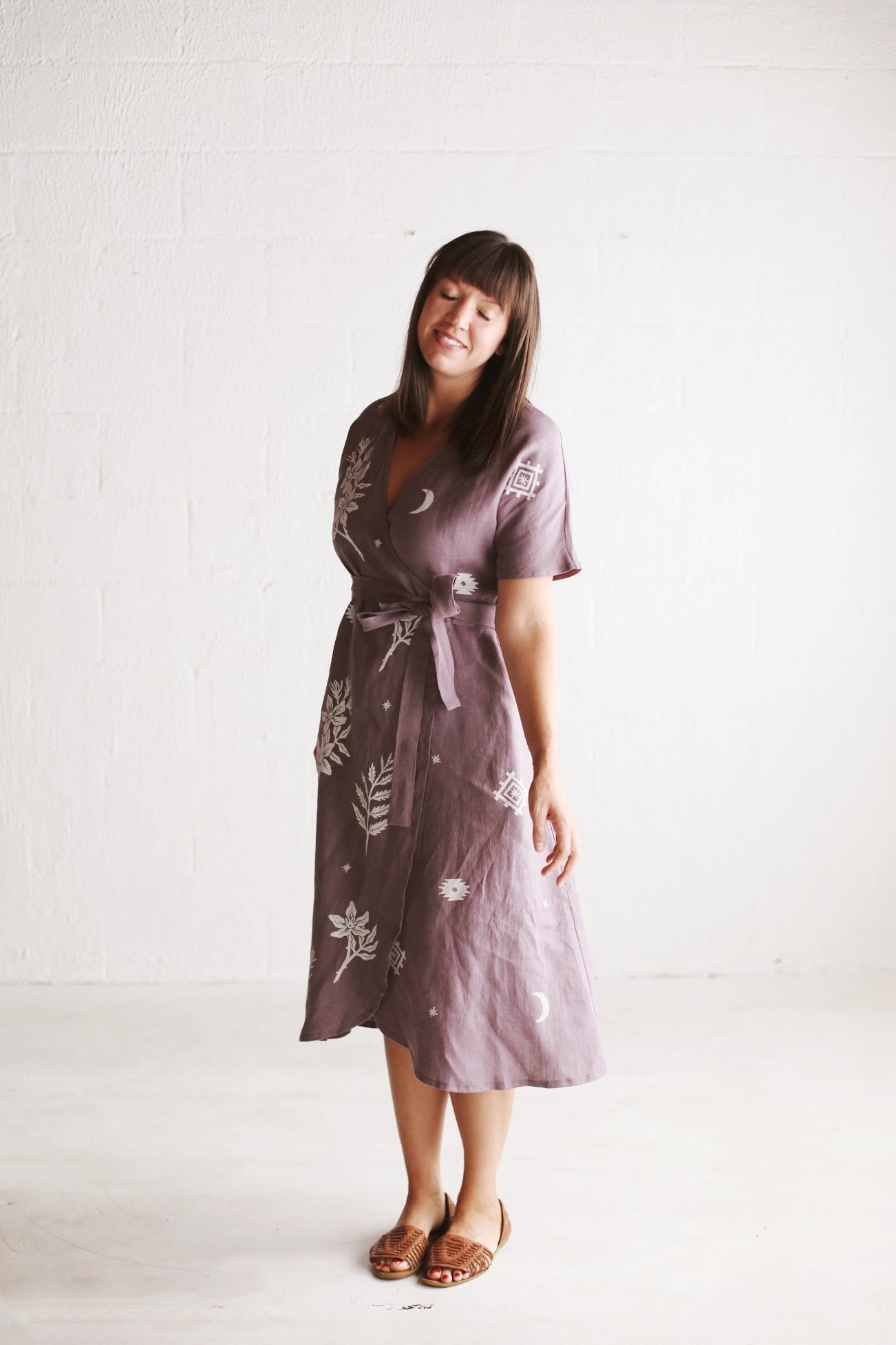The Wrap Dress | Dusty Lavender SISTER NETTLE The Wrap Dress | Dusty Lavender SISTER NETTLE