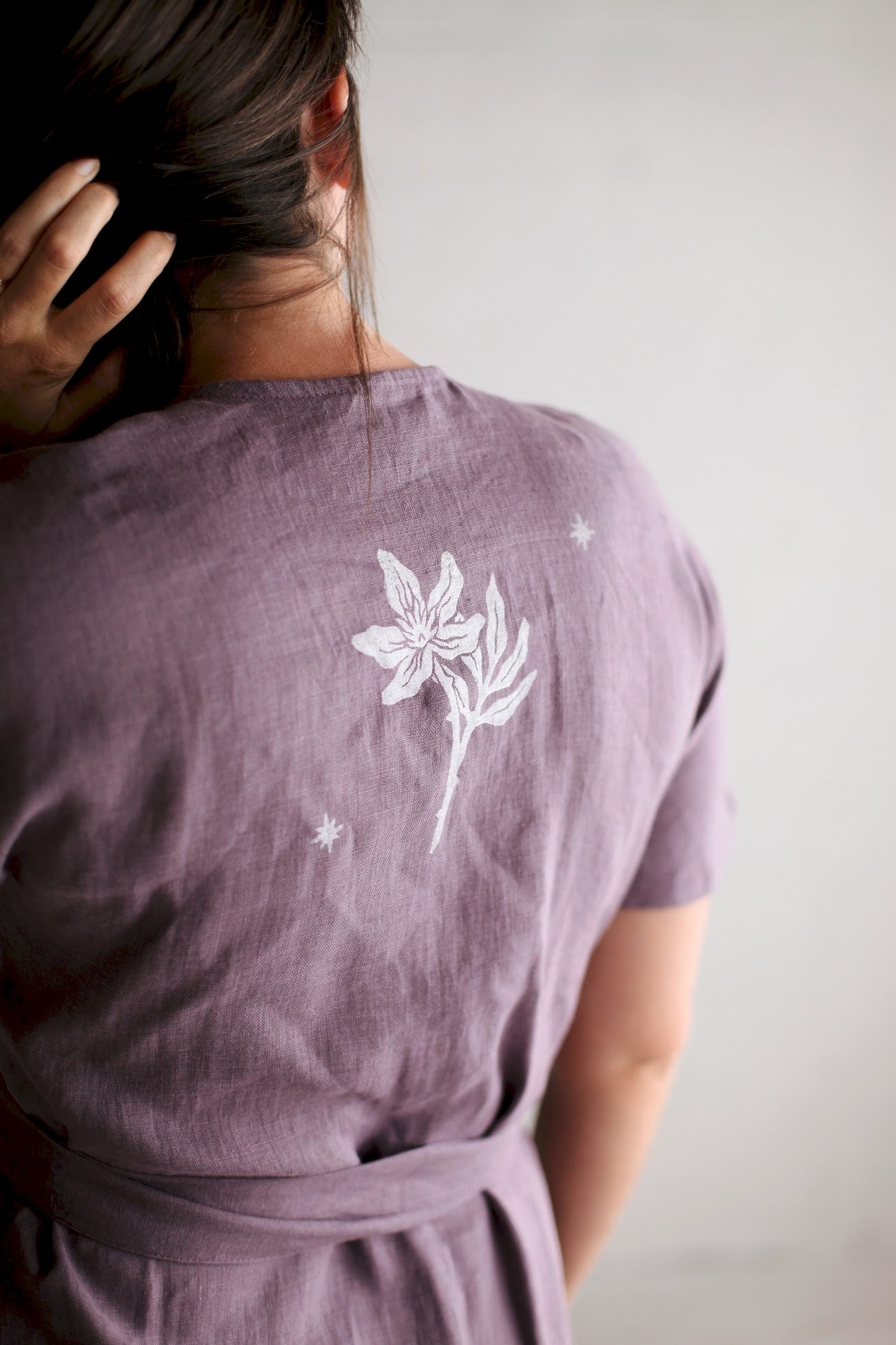 The Wrap Dress | Dusty Lavender SISTER NETTLE The Wrap Dress | Dusty Lavender SISTER NETTLE