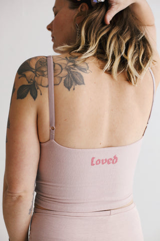 Everyday Cropped Cami | Pale Rose (LOVED edition)