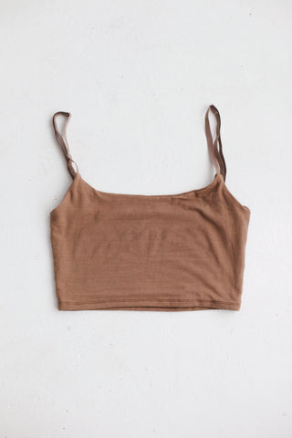 Everyday Cropped Cami | Cocoa (LOVED edition)