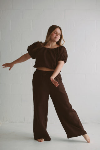 The Aura Pants | Chocolate