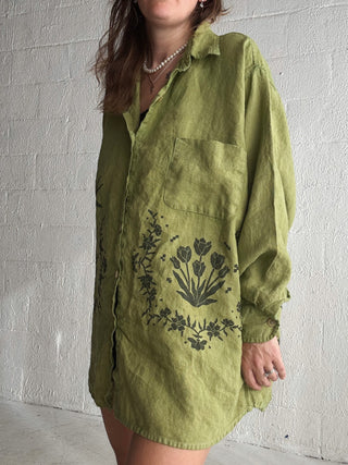 The Tulip Artist's Shirt | Green