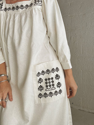 Flower Daughter Dress | Raw Silk