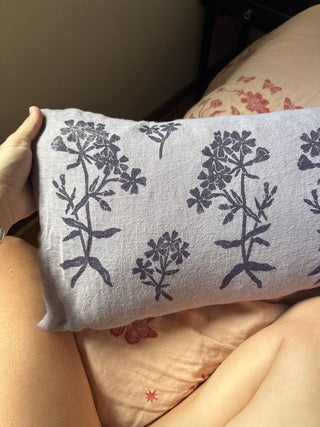 Wild Phlox pillowcase | Linen