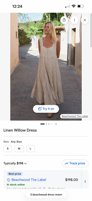 Beachwood dress sample new - medium
