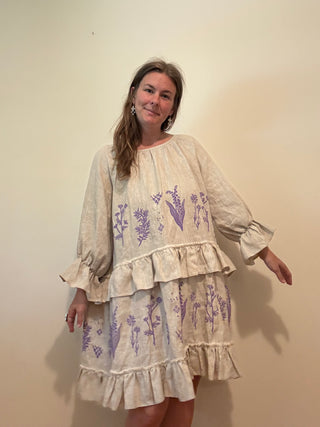 Ruffle Dress | Linen