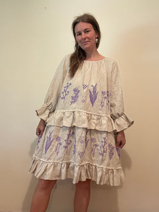 Ruffle Dress | Linen