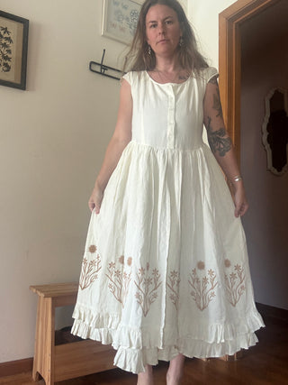 Lauretta Dress - Large Meringue