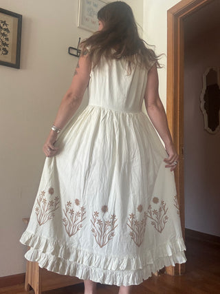 Lauretta Dress - Large Meringue