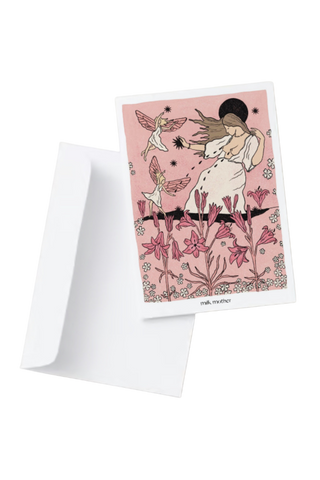 Milk Mother Greeting Card