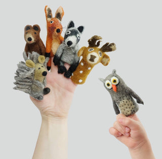 Wool Finger Puppet Set