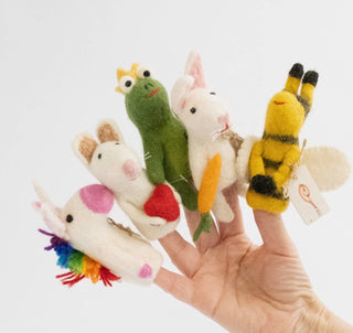 Wool Finger Puppet Set