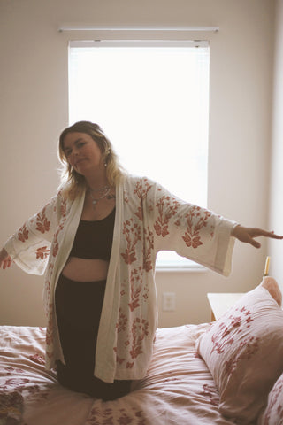 The Arena Robe | Raw Silk