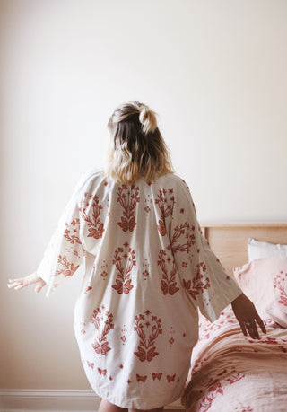 The Arena Robe | Raw Silk