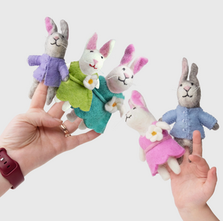 Wool Finger Puppet Set