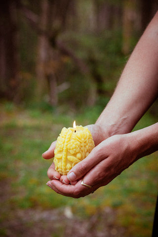 Beeswax Fertility Egg Candle