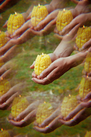 Beeswax Fertility Egg Candle